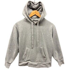 Athleta Hoodie Women's Size S Gray Pullover‎ Sweatshirt Kangaroo Pocket